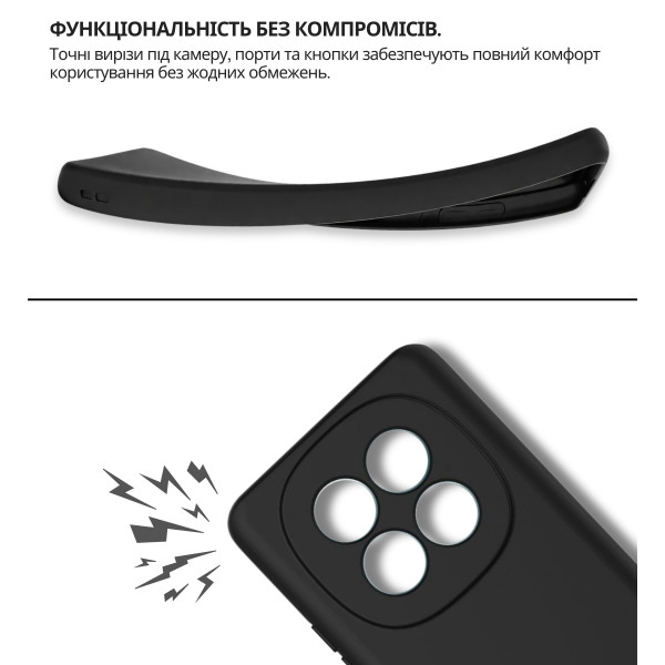 Фото - Чохол для смартфону BeCover for Poco M8 Black (715055)