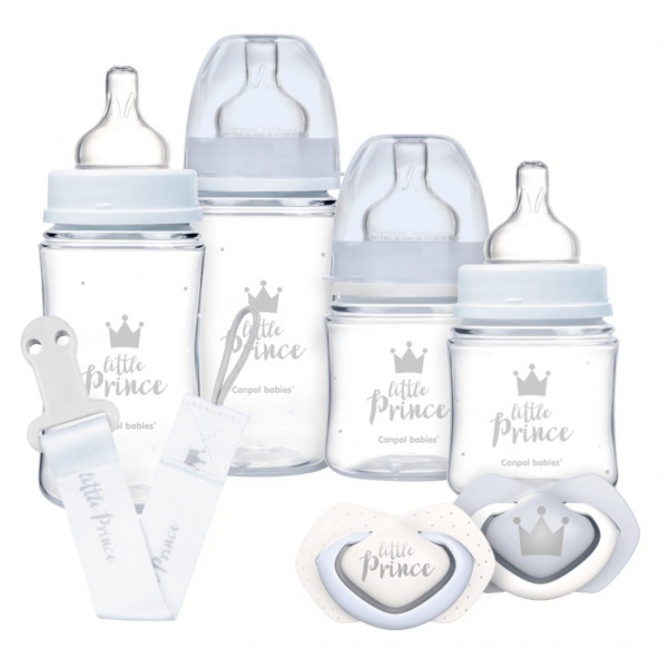 Фото - Пляшка для годування Canpol babies Набір для новонароджених Royal Baby Boy (0295) Фото - Пляшка для годування Canpol babies Набір для новонароджених Royal Baby Boy (0295)