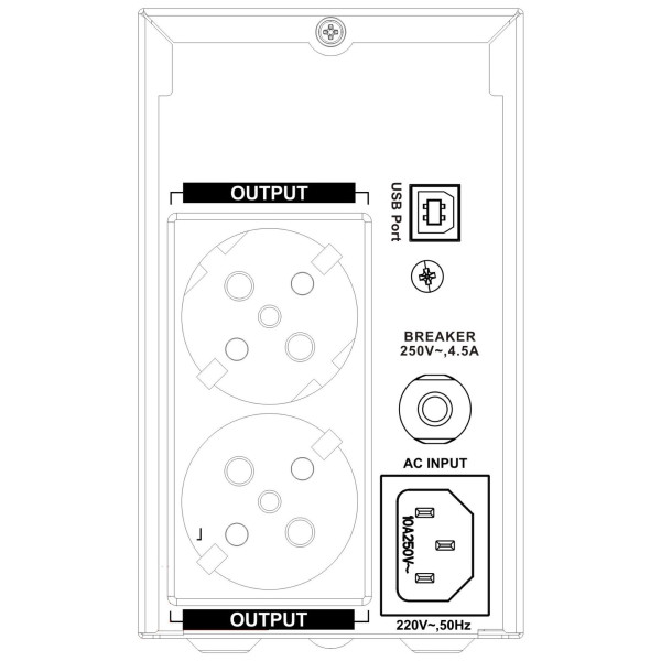 Фото - Источник бесперебойного питания SVC VR-330Li