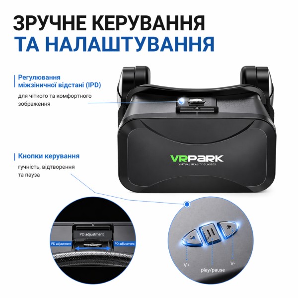Фото - Очки виртуальной реальности VR Park VR PARK J30