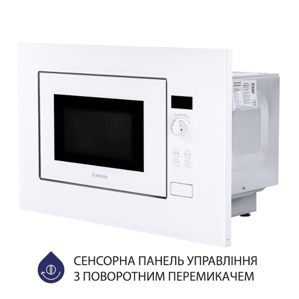 Фото - Микроволновая печь (СВЧ) встраиваемая Minola BWO 2011 WH