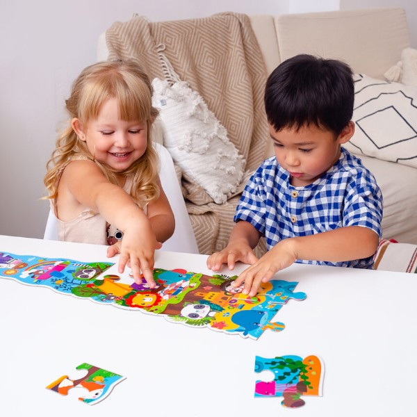 Фото - Пазли (3-4 роки) Vladi Toys Maxi Fisher-Price. Мої веселі друзі, укр. (VT1711-10)