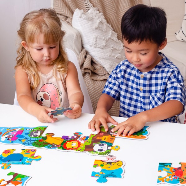 Фото - Пазли (3-4 роки) Vladi Toys Maxi Fisher-Price. Мої веселі друзі, укр. (VT1711-10)
