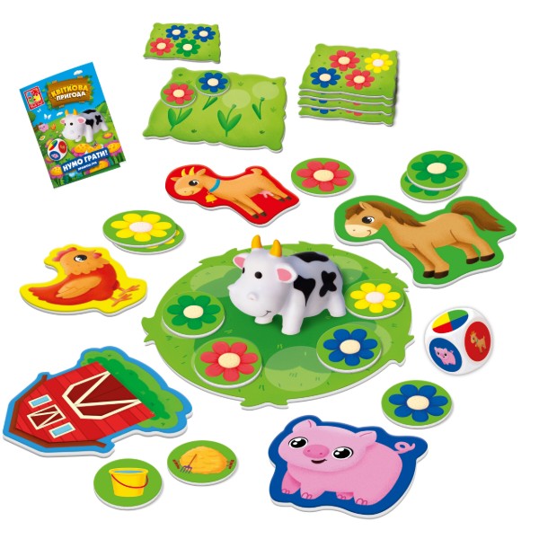 Фото - Настільна гра (3-4 роки) Vladi Toys "Квіткова пригода" (укр) (VT2100-20)