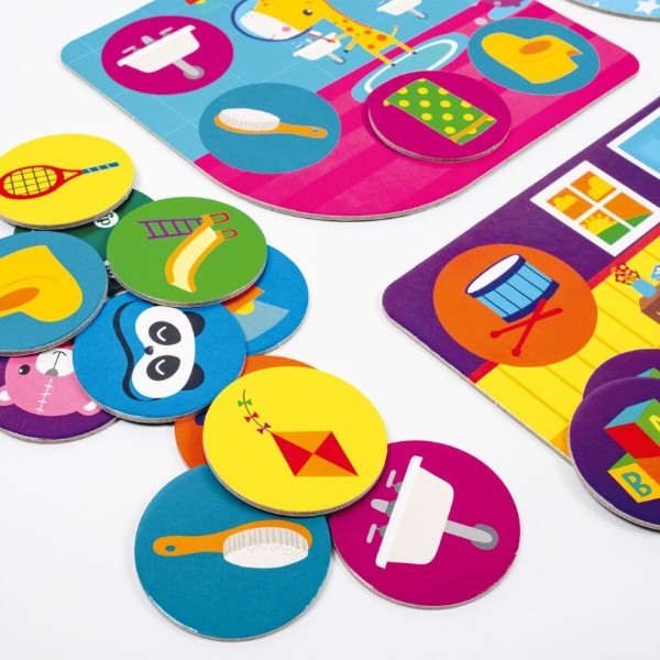 Фото - Настільна гра (3-4 роки) Vladi Toys "Fisher Price. Лото. Мій день" коробці (укр) (VT2910-02)