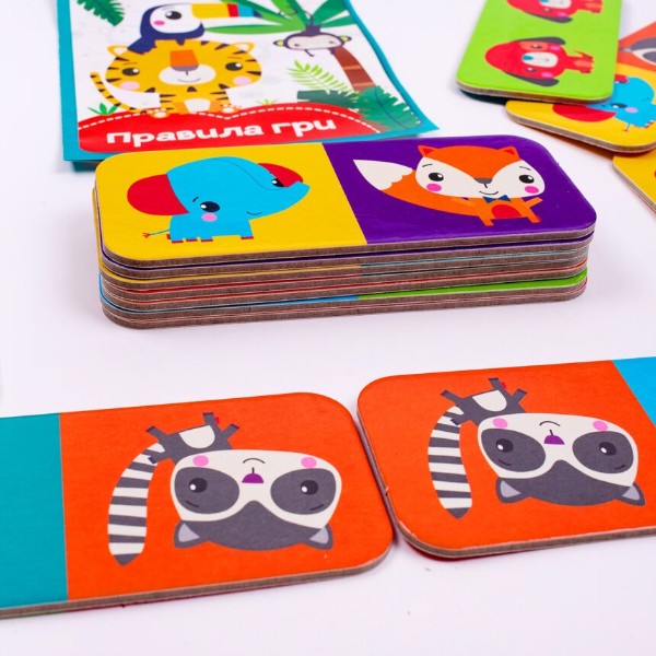 Фото - Настільна гра (3-4 роки) Vladi Toys "Fisher Price. Доміно"  в тубусі (укр) (VT2910-03)
