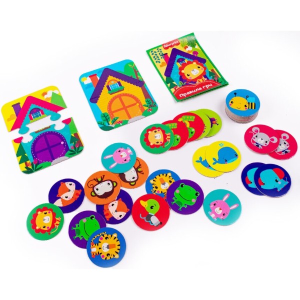 Фото - Настільна гра (3-4 роки) Vladi Toys "Fisher Price. Мемо" в тубусі (укр) (VT2910-04)