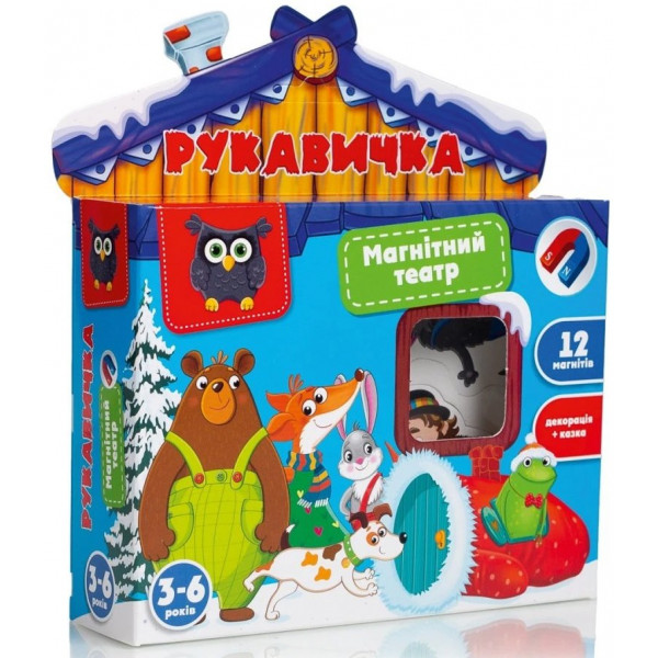 Фото - Настільна гра магнітна (3-4 роки) Vladi Toys Рукавичка (VT3206-28)
