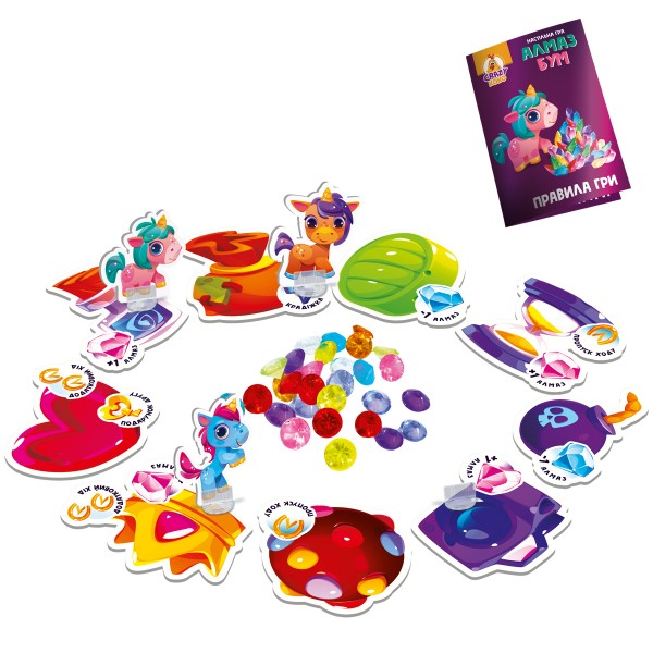 Фото - Настільна гра (3-4 роки) Vladi Toys маршрутна. Алмаз бум єдиноріжки (VT8055-31)