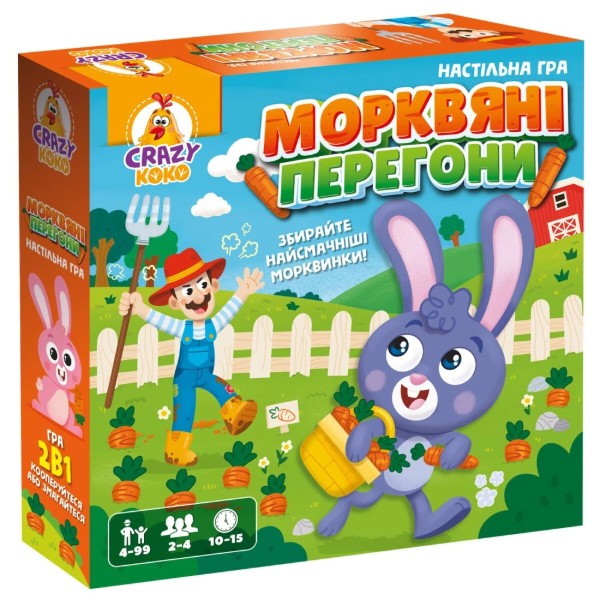 Фото - Настільна гра (3-4 роки) Vladi Toys маршрутна. Морквяні перегони (VT8055-33)