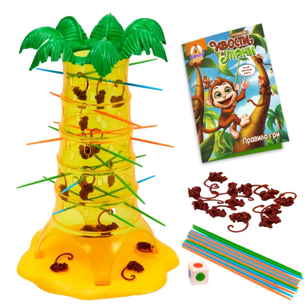 Фото - Настільна гра (5-7 років) Vladi Toys Хвости й ліани (VT8055-39)