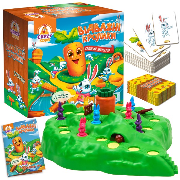 Фото - Настільна гра (5-7 років) Vladi Toys Відважні кролики (VT8055-40)