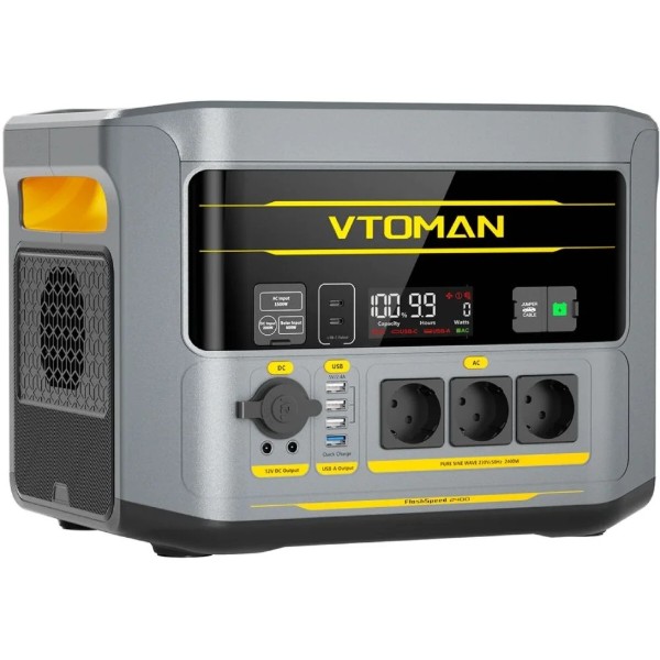 Фото - Зарядная станция универсальная Vtoman FlashSpeed 2400 (1408 Вт,2400W)