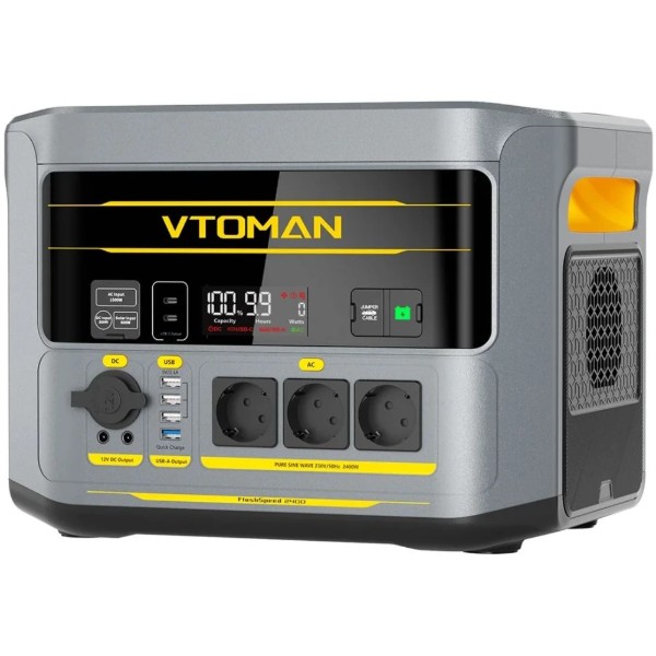 Фото - Зарядная станция универсальная Vtoman FlashSpeed 2400 (1408 Вт,2400W)