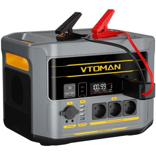 Фото - Зарядная станция универсальная Vtoman FlashSpeed 2400 (1408 Вт,2400W)