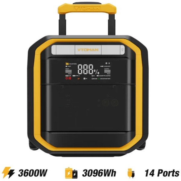Фото - Зарядная станция универсальная Vtoman FlashSpeed Pro 3600 (3096 Вт,3600W)