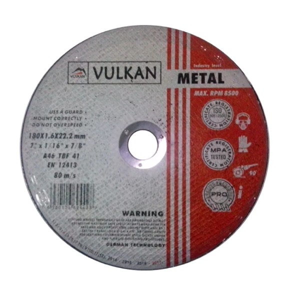 Фото - Круг шлифовальный Vulkan 230х2.0х22 мм (79207)