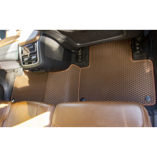 Фото - Килимки ворсові в салон авто EVAtech Premium для Volvo XC90 5 seats Restyling 2020 2 покоління SUV EU чорний кант (VV33703CVK5VL8VPB)