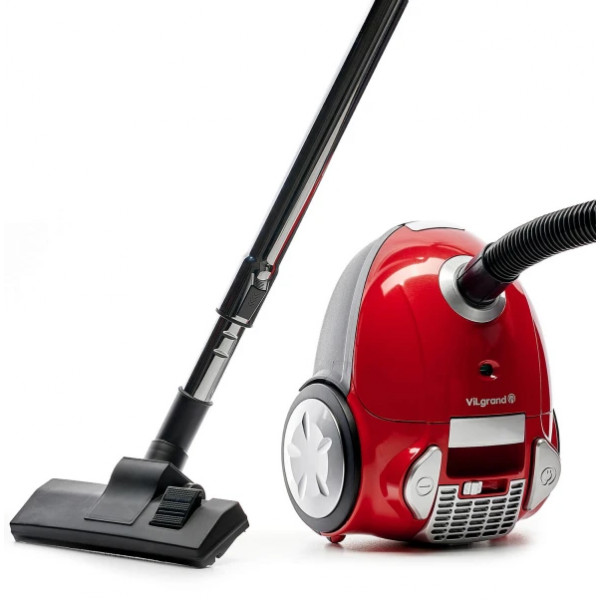 Фото - Пылесос для сухой уборки с мешком ViLgrand VVС1852 Red