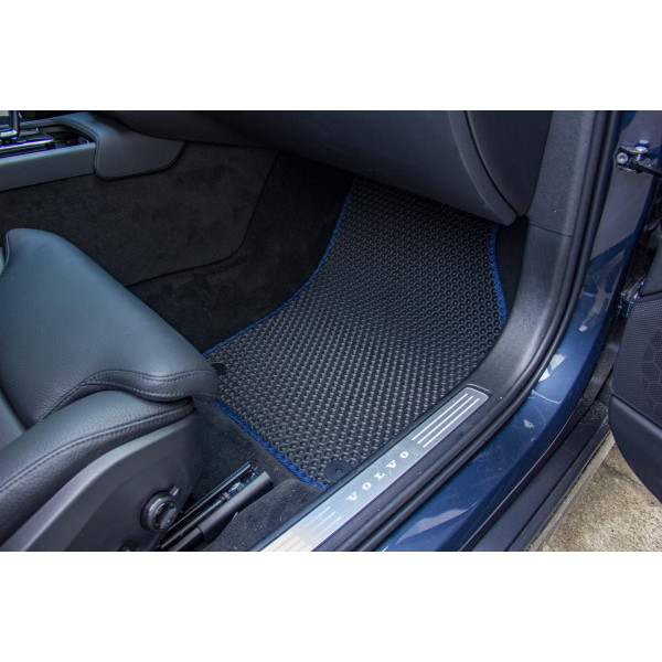 Фото - Килимки ворсові в салон авто EVAtech Premium для Volvo V90 Cross Country Hybrid 2016 2 покоління Combi EU чорний кант (VV43541C5AV8VPB)