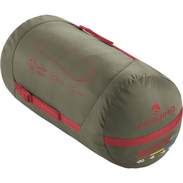 Фото - Спальний мішок Ferrino Bryce Green Left (86376MVVS)