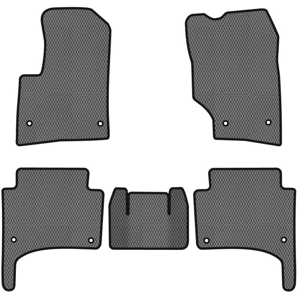 Фото - EVA килимки в салон авто EVAtech для Touareg (7L) Restyling Volkswagen 2006-2010 1 покоління SUV EU VW11897CB5AV8RGB