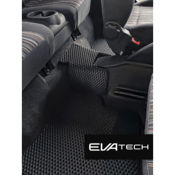 Фото - Килимки ворсові в салон авто EVAtech Premium для Volkswagen Fox 2003 1 покоління Htb EU чорний кант (VW11808CD5VPB)