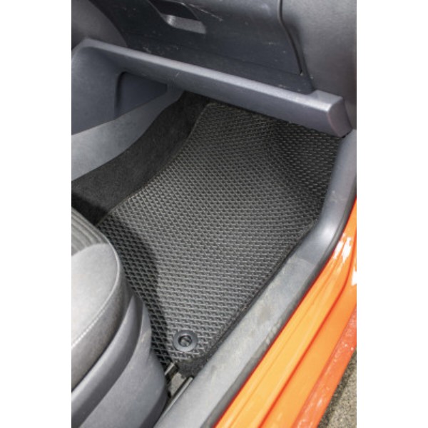 Фото - Килимки ворсові в салон авто EVAtech Premium для Volkswagen Polo (IV) 3-doors 2001-2009 4 покоління Htb EU чорний кант (VW12025CDK5TL8VPB)