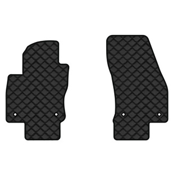 Фото - Коврики из экокожи в салон авто передние EVAtech ECO для Tiguan Allspace 5 seats Volkswagen 2016-2020 1 поколение SUV USA VW13965AL2AV4BBB
