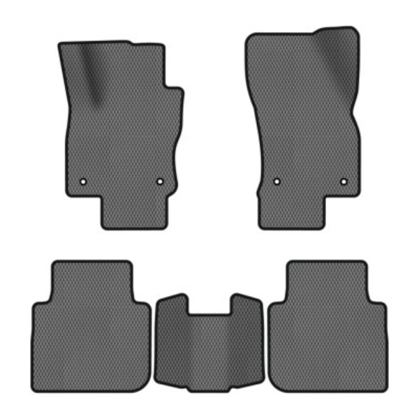 Фото - EVA килимки в салон авто EVAtech для Tiguan Allspace 5 seats Volkswagen 2016-2020 1 покоління SUV USA (VW13965CC5AV4RGB)