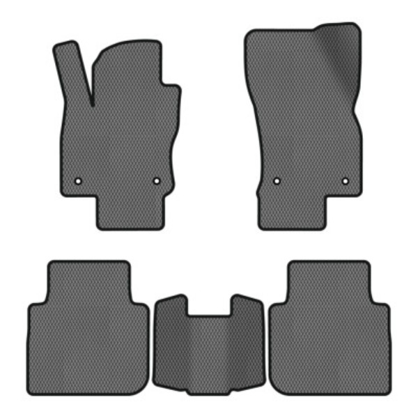 Фото - EVA килимки в салон авто EVAtech для Tiguan Allspace 5 seats Volkswagen 2016-2020 1 покоління SUV USA (VW13965CH5AV4RGB)