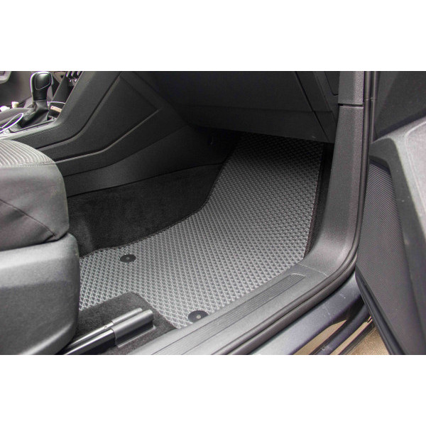 Фото - Килимки з екошкіри в салон авто EVAtech ECO для Tiguan Allspace 5 seats Volkswagen 2016-2020 1 покоління SUV USA (VW13965CL5AV4BBB)