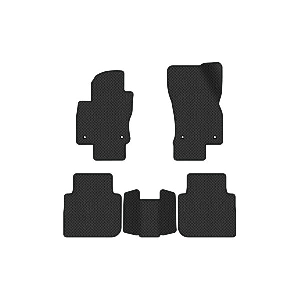 Фото - Килимки з екошкіри в салон авто EVAtech ECO для Tiguan Allspace 5 seats Volkswagen 2016-2020 1 покоління SUV USA (VW13965CJ5AV4BBB)