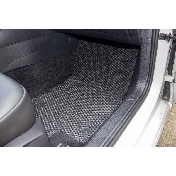 Фото - Коврики из экокожи в салон авто передние EVAtech ECO для Golf (VII) Volkswagen 2012-2020 7 поколение Htb USA VW14517AA2AV4BBB