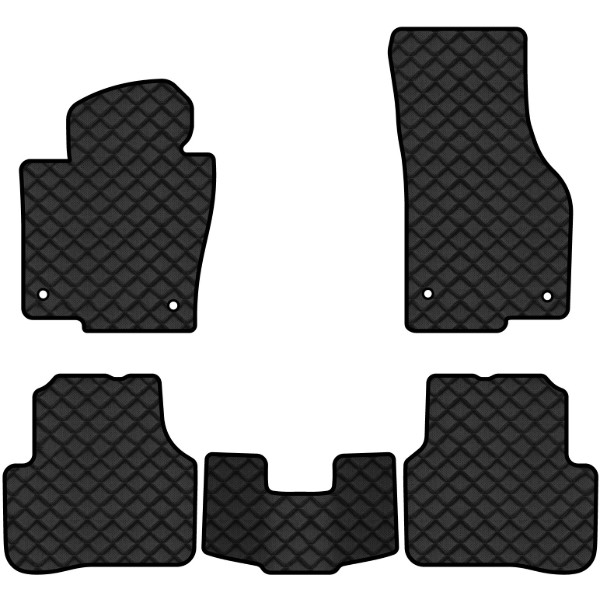 Фото - Коврики из экокожи в салон авто EVAtech ECO для Passat Alltrack (B7) Volkswagen 2010-2014 7 поколение Combi EU (VW1711CG5AV4BBB)
