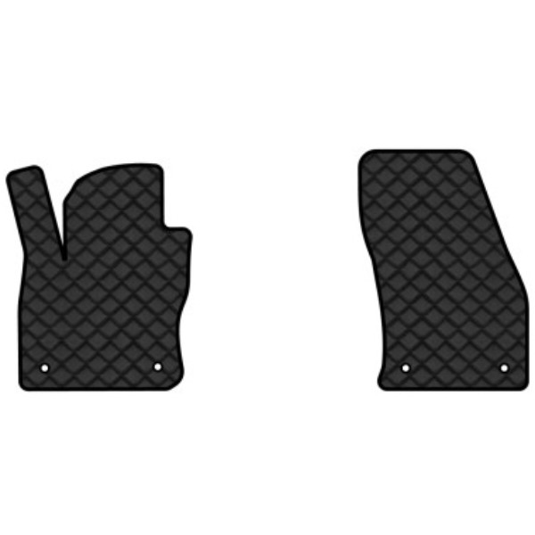 Фото - Коврики из экокожи в салон авто передние EVAtech ECO для Tiguan Allspace 7 seats Volkswagen 2016-2020 1 поколение SUV USA VW1727AR2AV4BBLB