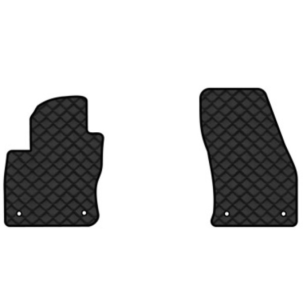 Фото - Килимки з екошкіри в салон авто передні EVAtech ECO для Tiguan Allspace 7 seats Volkswagen 2016-2020 1 покоління SUV USA VW1727AS2AV4BBLB