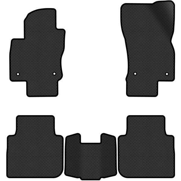 Фото - EVA коврики в салон авто EVAtech для Tiguan Allspace 7 seats Volkswagen 2016-2020 1 поколение SUV USA (VW1727CJ5AV4RBB)