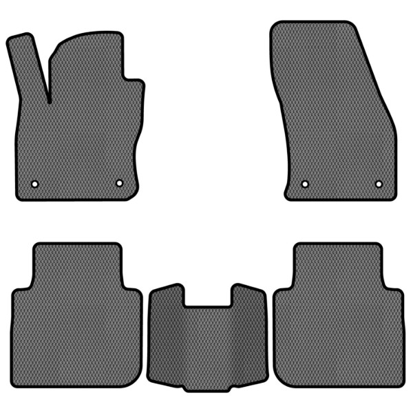 Фото - EVA коврики в салон авто EVAtech для Tiguan Allspace 7 seats Volkswagen 2016-2020 1 поколение SUV USA (VW1727CR5AV4RGB)