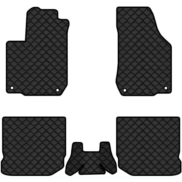 Фото - Килимки з екошкіри в салон авто EVAtech ECO для Bora Volkswagen 1998-2005 1 покоління Sedan EU (VW1875CG5AV4BBB)