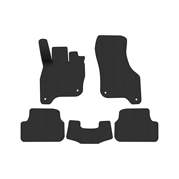 Фото - EVA коврики в салон авто EVAtech для e-Golf Volkswagen 2014-2017 1 поколение Htb EU VW1878CV5AV4RBB