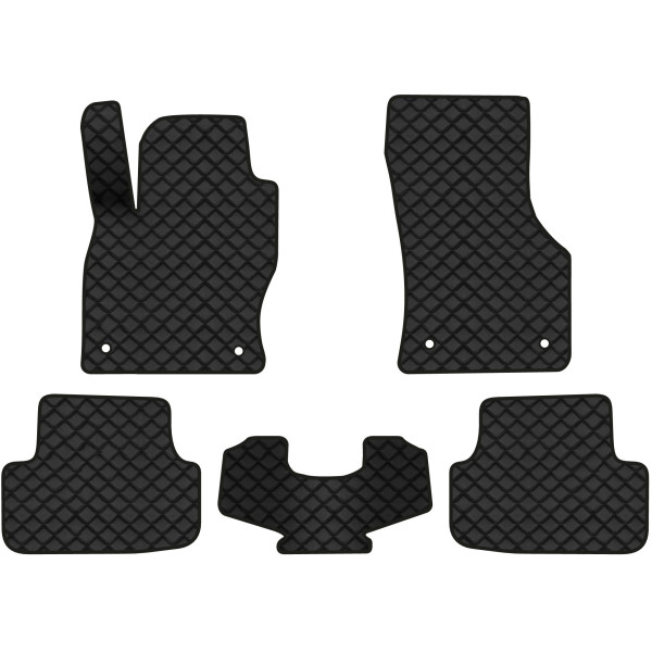 Фото - Коврики из экокожи в салон авто EVAtech ECO для Golf (VII) Volkswagen 2012-2020 7 поколение Htb EU (VW1884CR5AV4BBB)