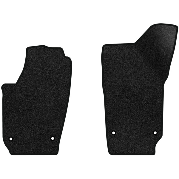 Фото - Коврики ворсовые в салон авто EVAtech Premium для Volkswagen Polo (IV) 3-doors 2001-2009 4 поколение Htb EU черный кант (VW1897AB2AV4VPB)