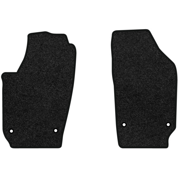 Фото - Килимки ворсові в салон авто EVAtech Premium для Volkswagen Polo (IV) 3-doors 2001-2009 4 покоління Htb EU чорний кант (VW1897AG2AV4VPB)