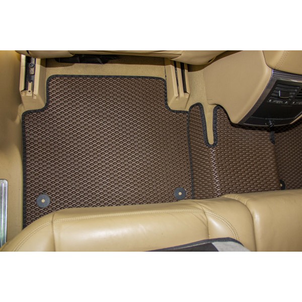 Фото - Коврики из экокожи в салон авто EVAtech ECO для Touareg (7L) Restyling Volkswagen 2006-2010 1 поколение SUV EU (VW11897CB5AV8BBB)