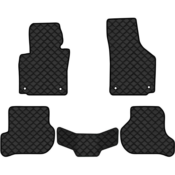 Фото - Килимки з екошкіри в салон авто EVAtech ECO для Scirocco (Mk3) Volkswagen 2008-2017 3 покоління Htb EU VW21654CS5AV4BBB
