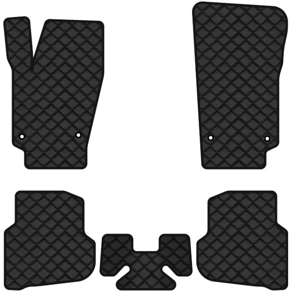 Фото - Коврики из экокожи в салон авто EVAtech ECO для Polo (V) Volkswagen 2009-2017 5 поколение Sedan EU VW31131C5AV4BBB