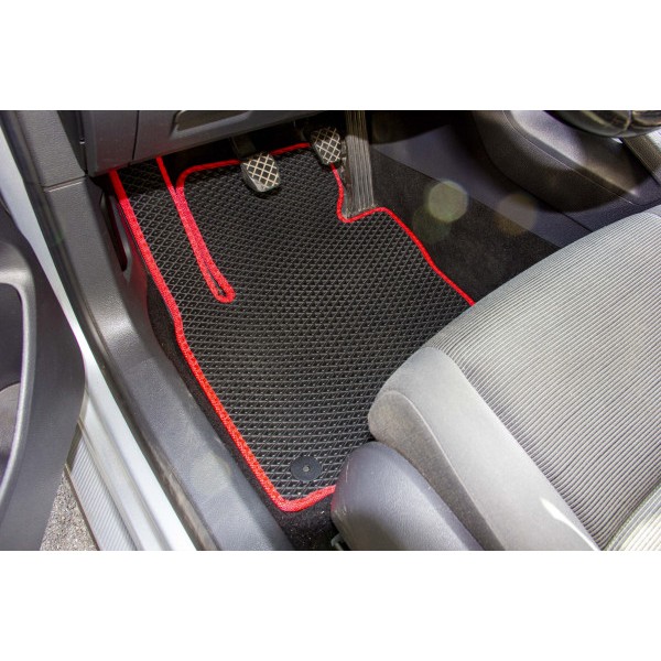 Фото - Коврики из экокожи в салон авто передние EVAtech ECO для Golf (V) MT 5-doors Volkswagen 2003-2009 5 поколение Htb EU VW31212A2TL4BBB