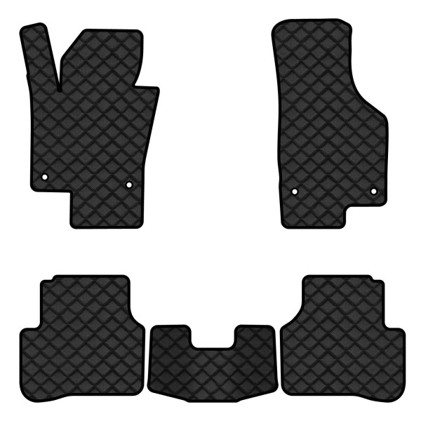 Фото - Коврики из экокожи в салон авто EVAtech ECO для Passat (B6) (with armrest) Volkswagen 2005-2010 6 поколение Combi EU VW31276CL5TL4BBB