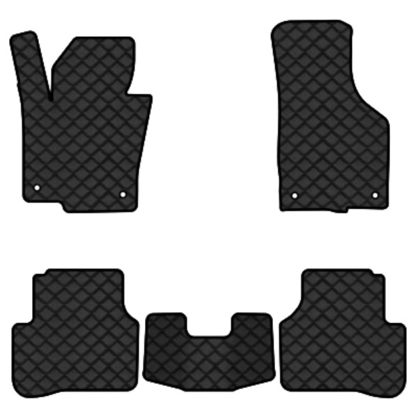 Фото - Килимки з екошкіри в салон авто EVAtech ECO для Passat (B6) (with armrest) Volkswagen 2005-2010 6 покоління Sedan EUVW31277CR5TL4BBB